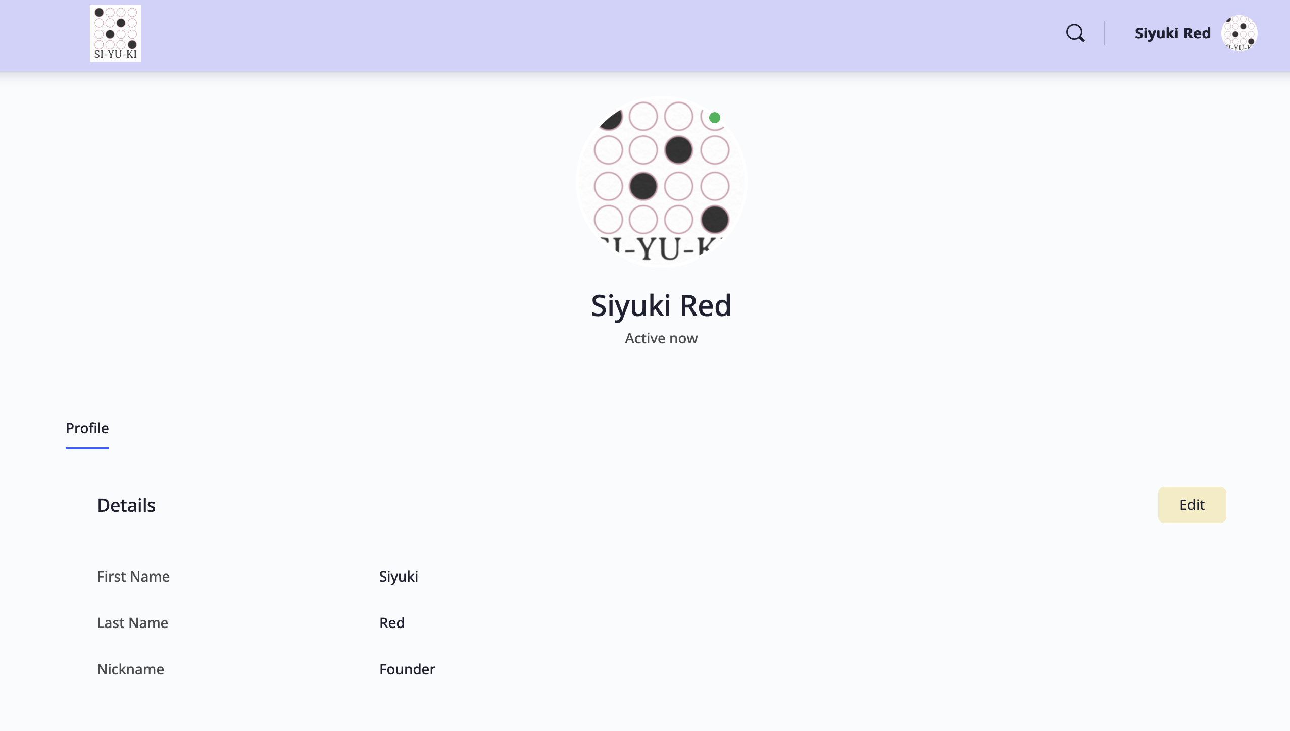 Siyuki Profile page